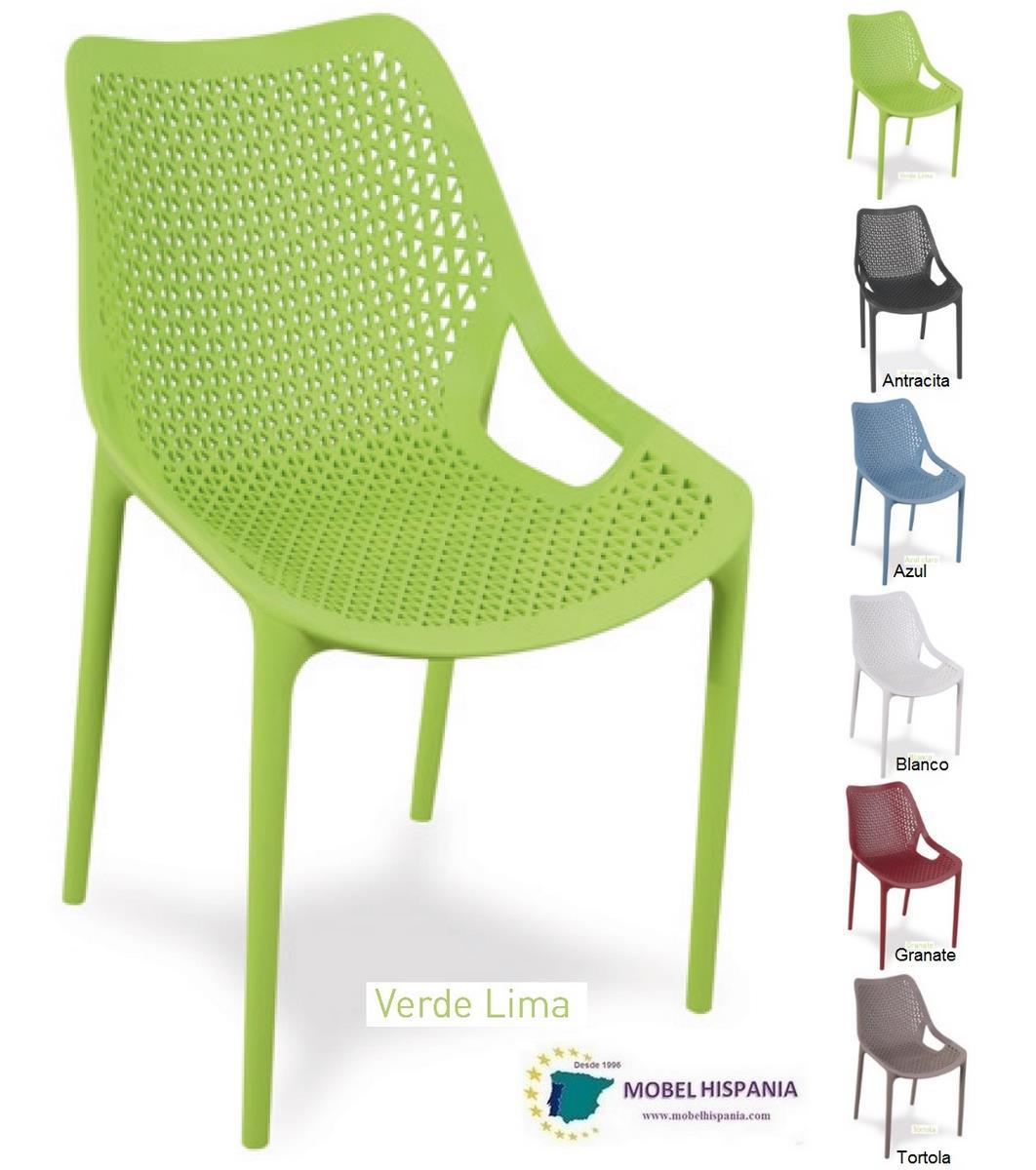 bilros silla polipropileno verde lima 2