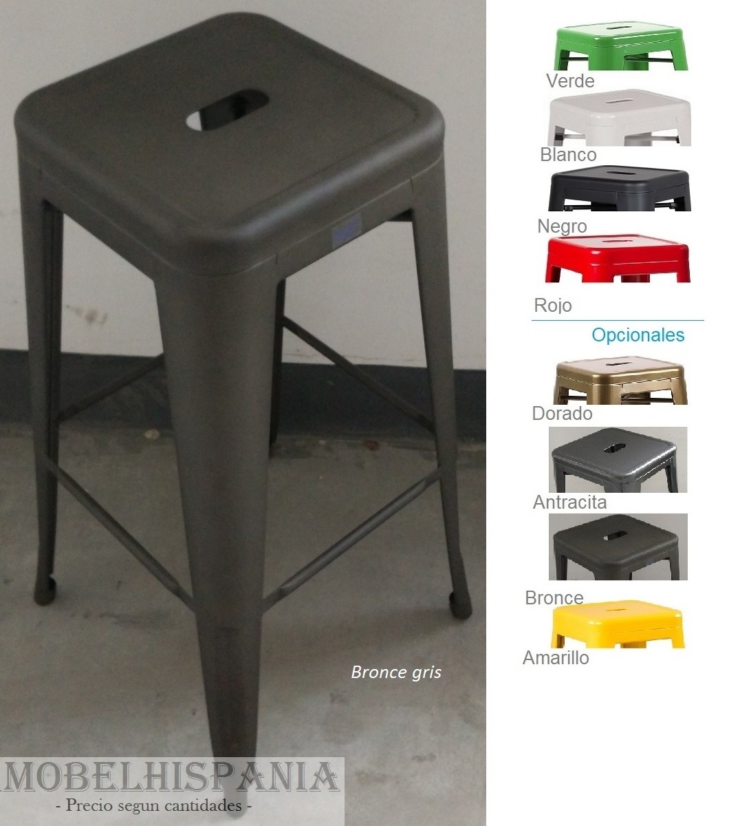 PASSION taburete madera blanco 06