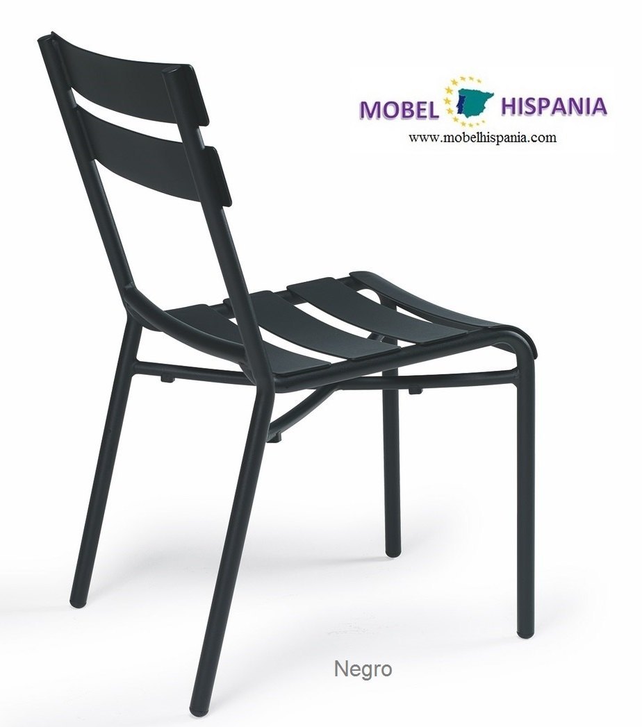4424 silla aluminio negro 01