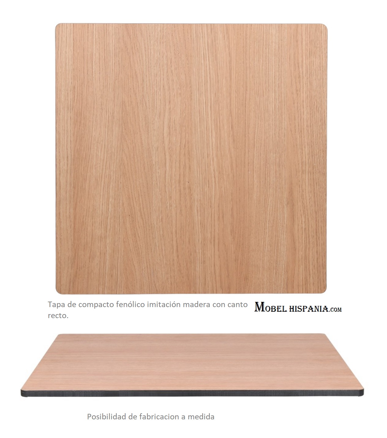 TOBIAS Tapa compact fenolico imita madera 1