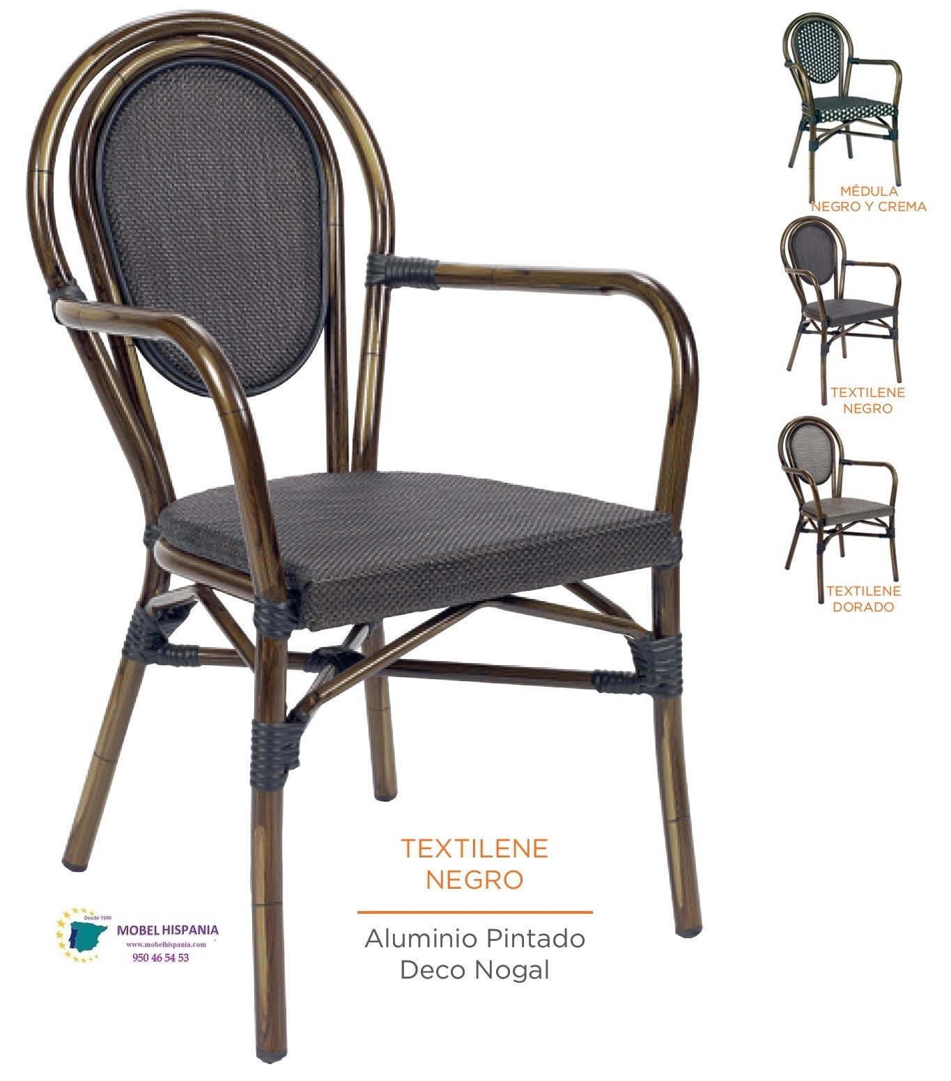 8130 silla aluminio nogal medula negro crema 04 1