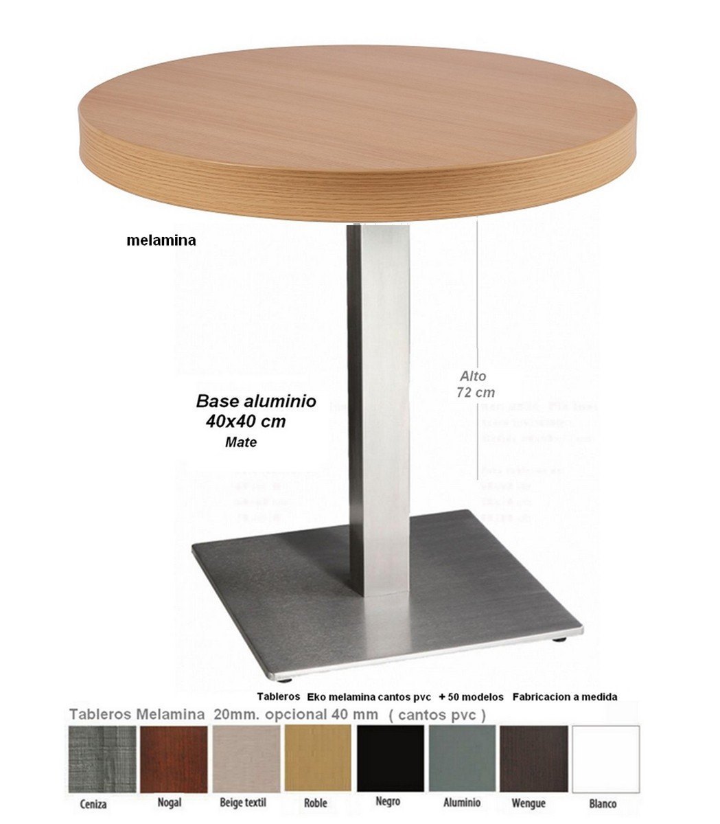 2924 mesa pie aluminio tablero melamina mobel hispania 01