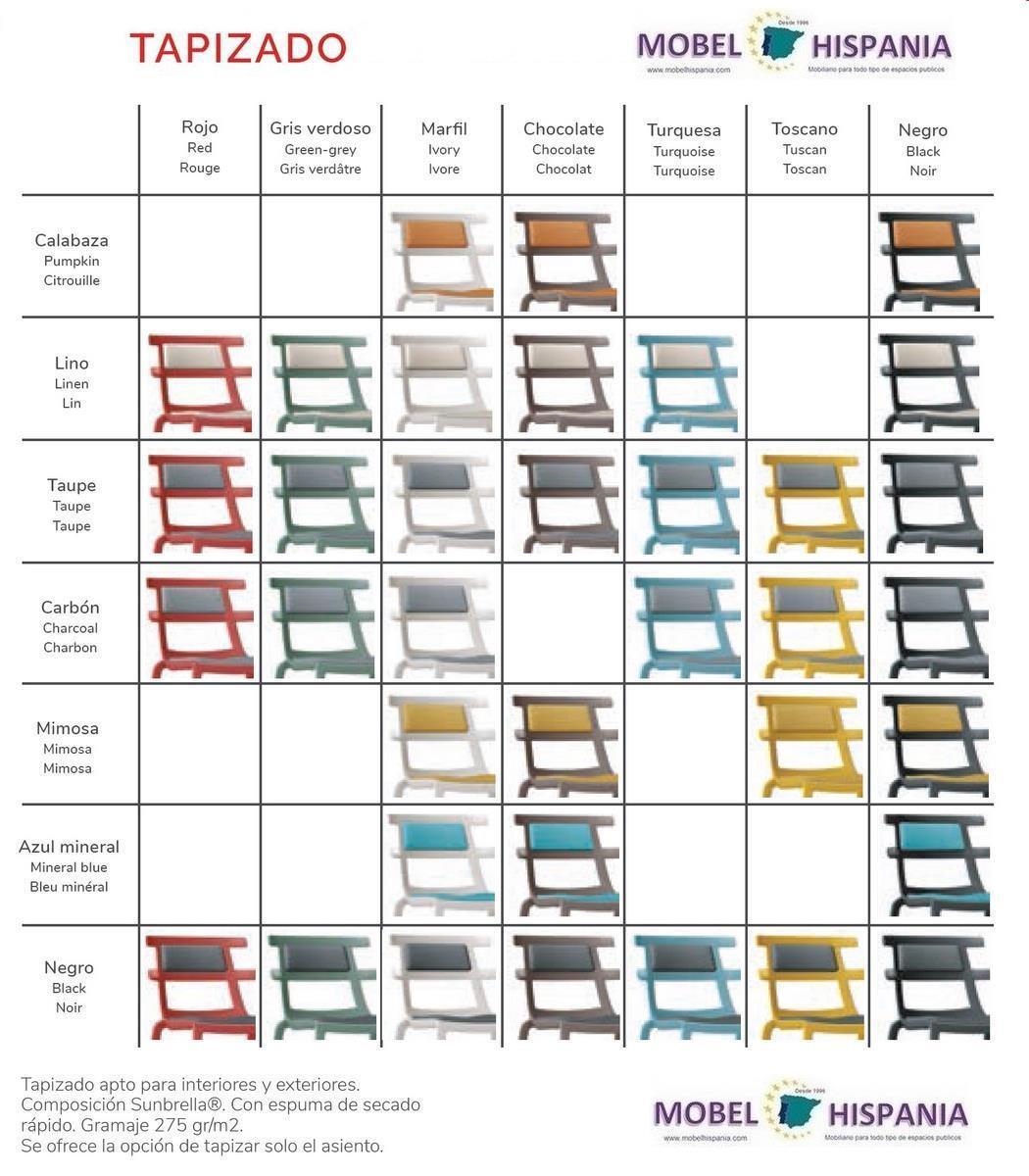 TOKYO silla tapizada solo asiento 10 1