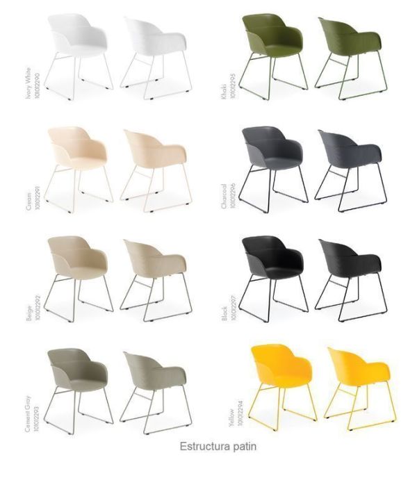 SHELL sillon patin pintado negro 2 08 1