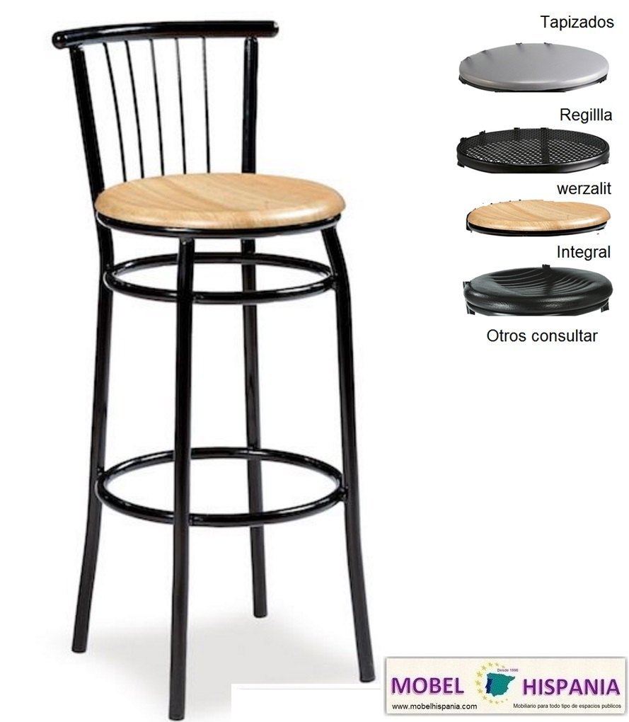 berna taburete metalico werzalit