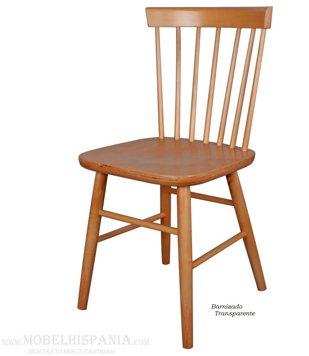 THAMES NOGAL Silla estilo Ercol Windsor madera 02