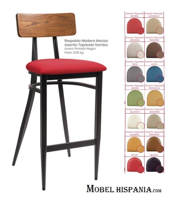 187 silla metal tapizado samba 08