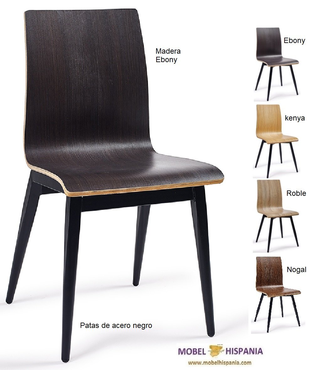 MICHIGAN silla C4 negro carcasa ebony