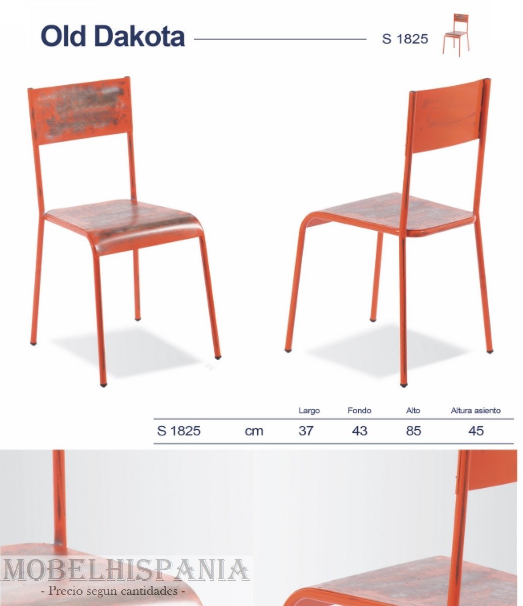 OLD DAKOTA silla metalica industrial 2 03