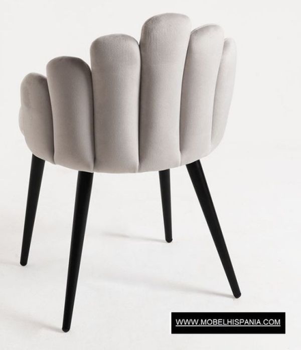 Hanpe Terciopelo gris marron w 09 1