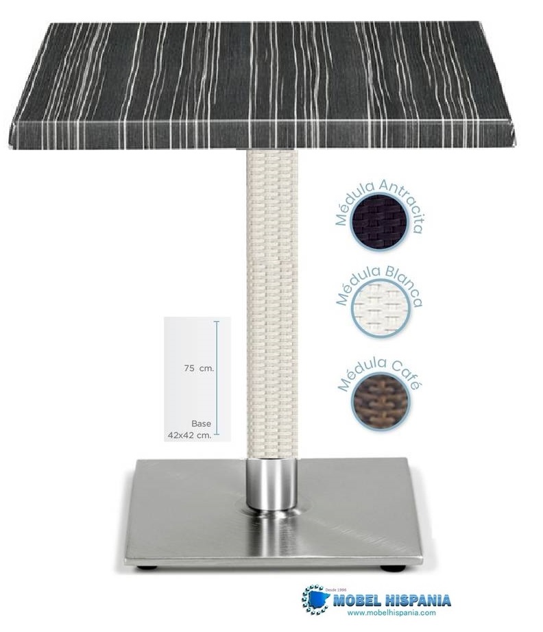 9555 mesa aluminio werzalit 9