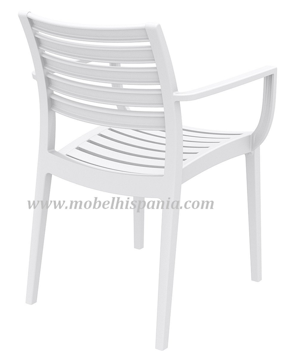 alma sillon polipropileno blanco mobel hispania