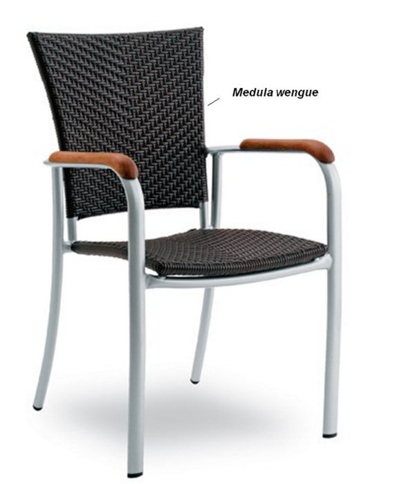 bergamo sillon aluminio medula crema 01