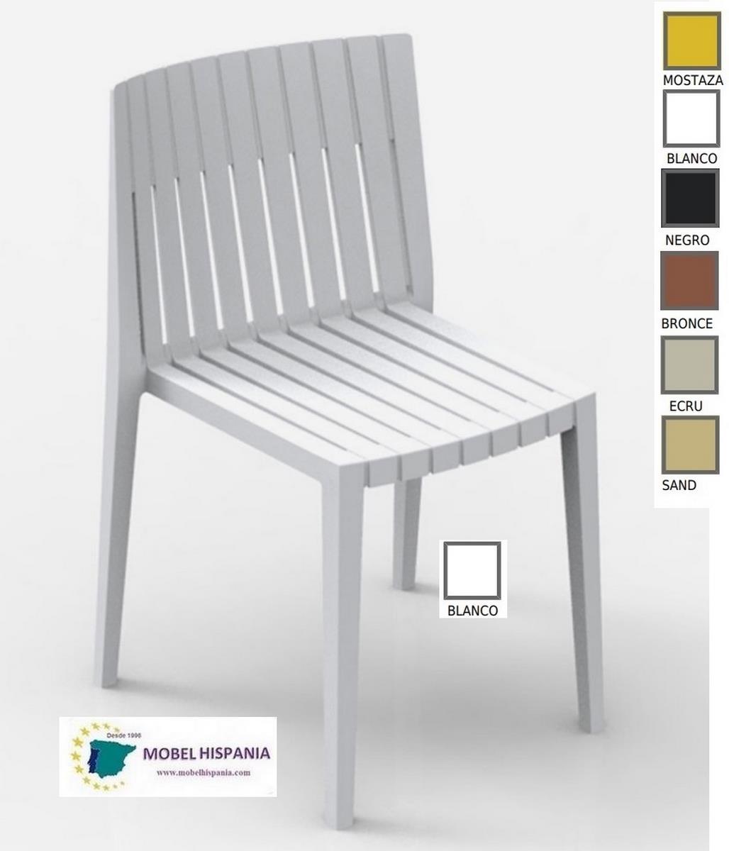 Spritz silla polipropileno blanco 2