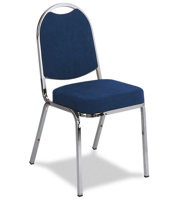 127 silla metalica tapizada