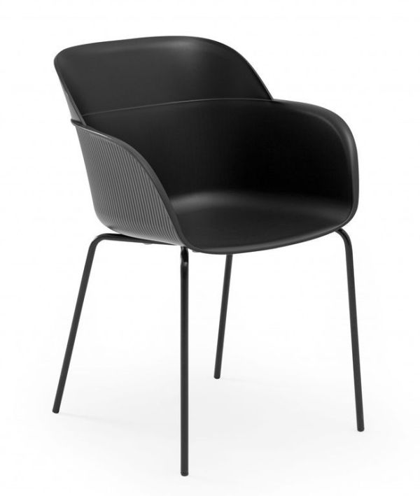 SHELL sillon pintado negro 2 01 2