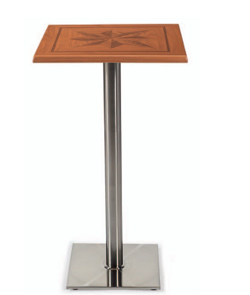 roma mesa alta aluminio inox