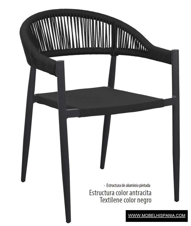6365 sillon alumini negro asiento textiline negro 04 1