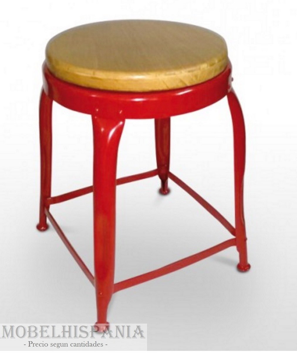 Lituania taburete bajo estilo insdustrial chapa 01