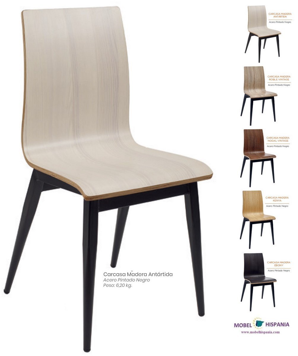 196 silla acero negro carcasa antartida 1