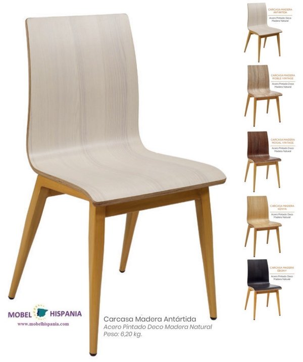 MICHIGAN silla C4 deco madera natural carcasa kenya 08