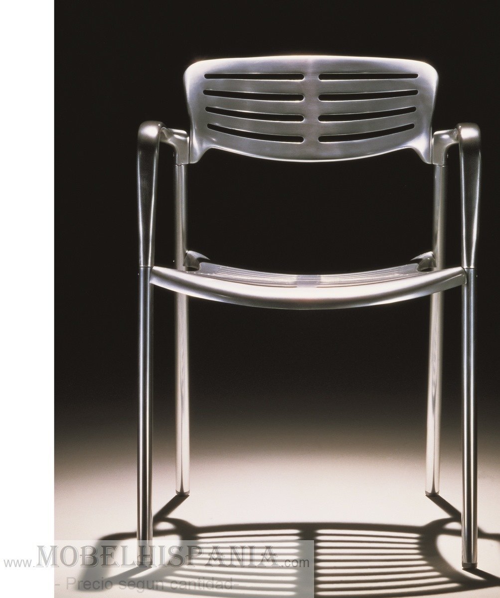 toledo aluminio sillon apilable 2 01