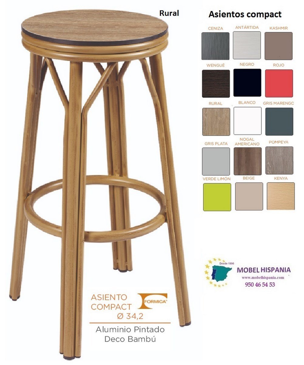 8231 Banqueta aluminio nogal compact nogal 01 1