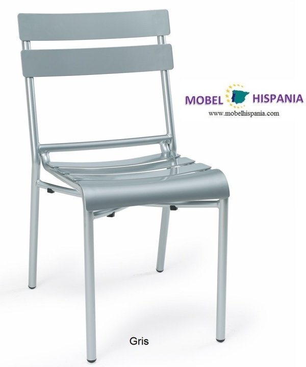 versalles silla aluminio negro 06