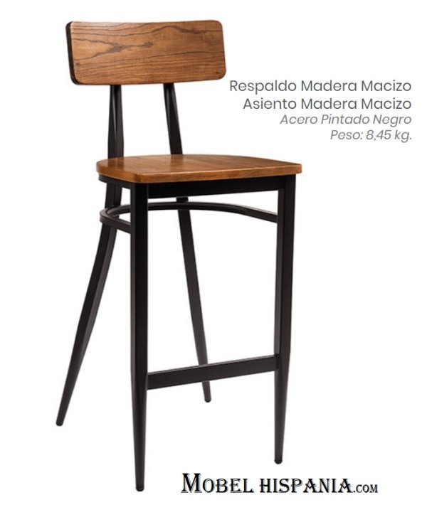 187 silla metal madera maciza 06 1