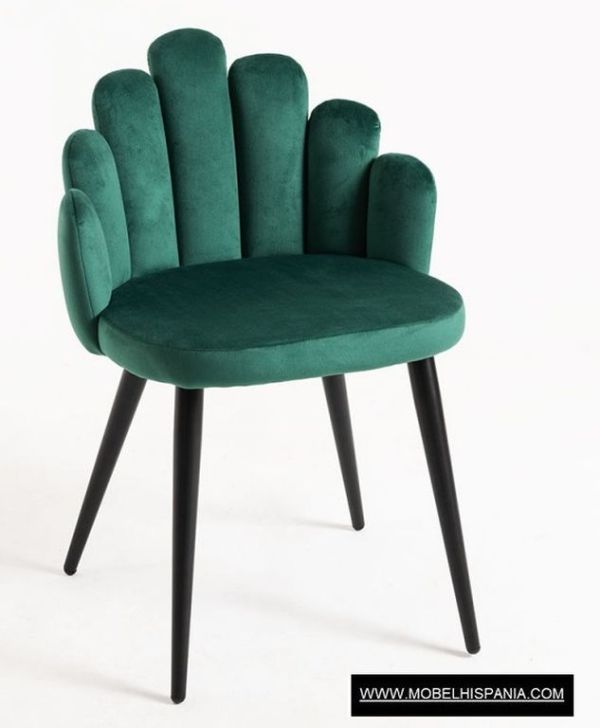 Hanpe Terciopelo gris marron w 06 1