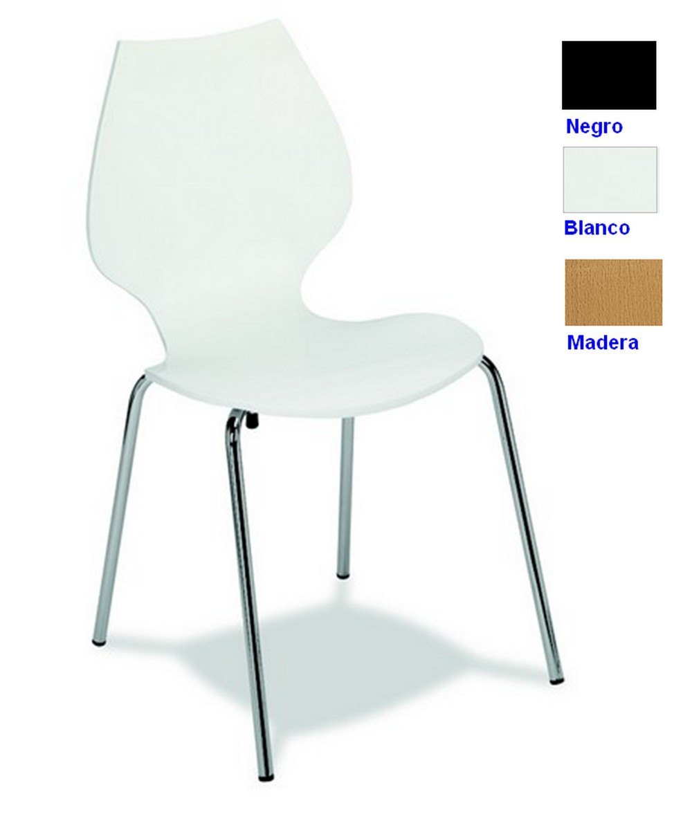 1000 silla madera laminada negro 01 1