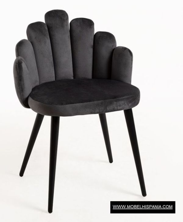 Hanpe Terciopelo gris marron w 04 1