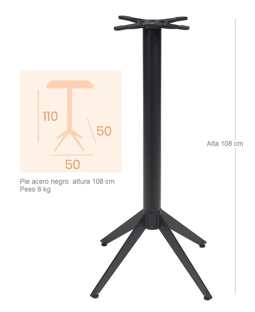7870 piel alto108 negro