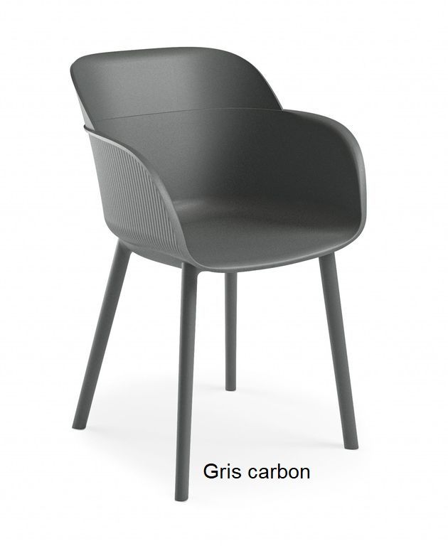 SHELL sillon polipropileno negro 1 06 1