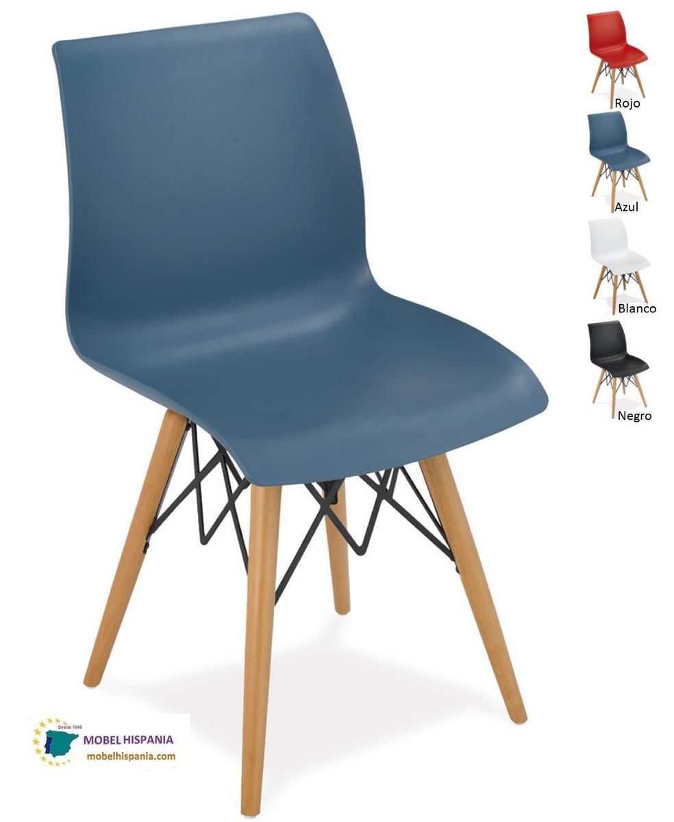 1710 silla madera polipropileno rojo 1 02