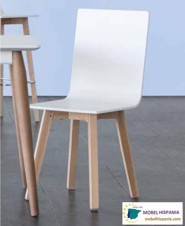1810 silla madera blanca 1
