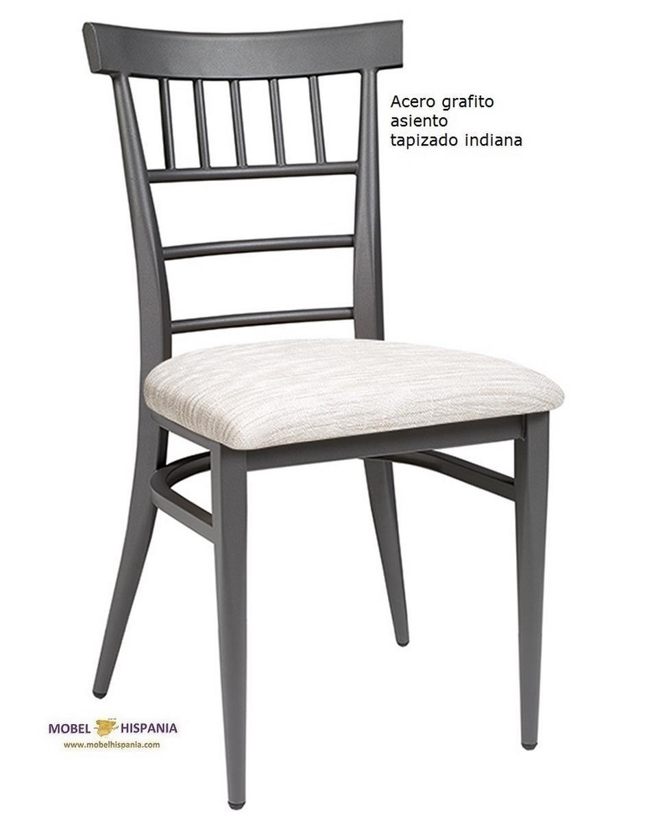 152 Silla negro asiento madera 02 1