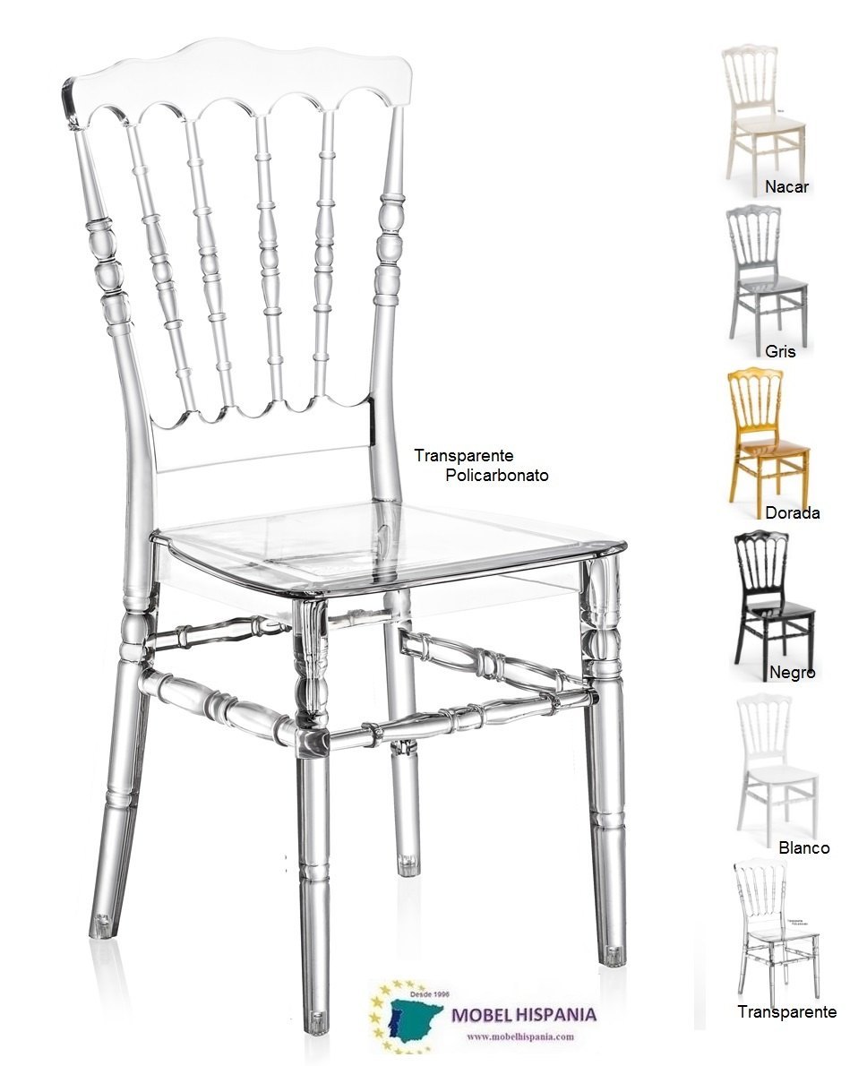 Napoleon transparente silla eventos 1