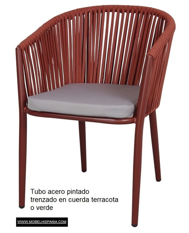 AGOSTA Sillon terracota w 01 1