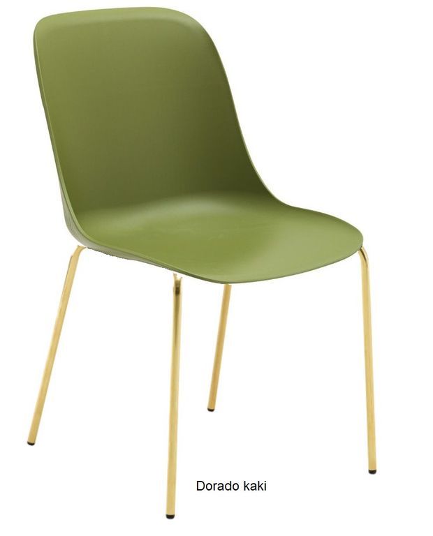 SHELL silla dorado negro 01