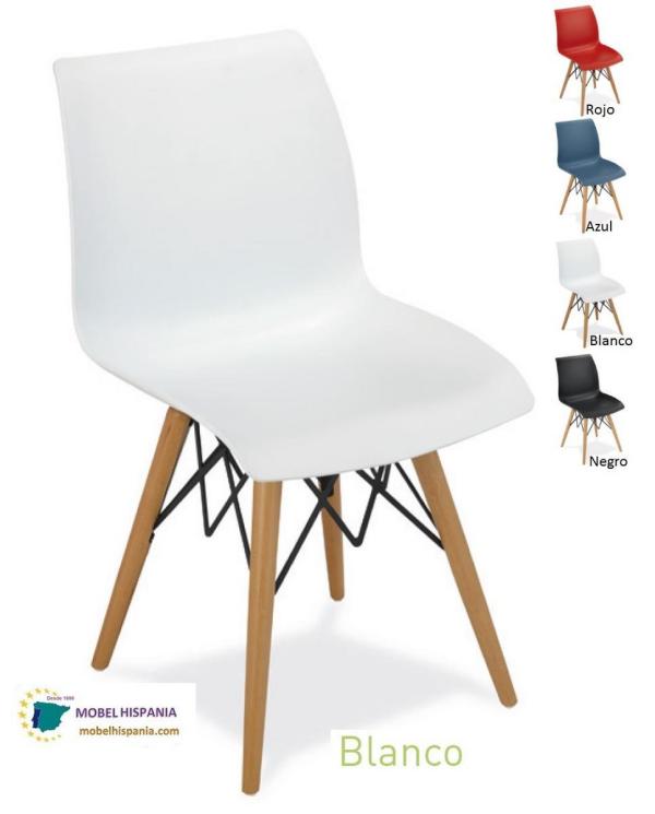 1710 silla madera polipropileno rojo 1 03