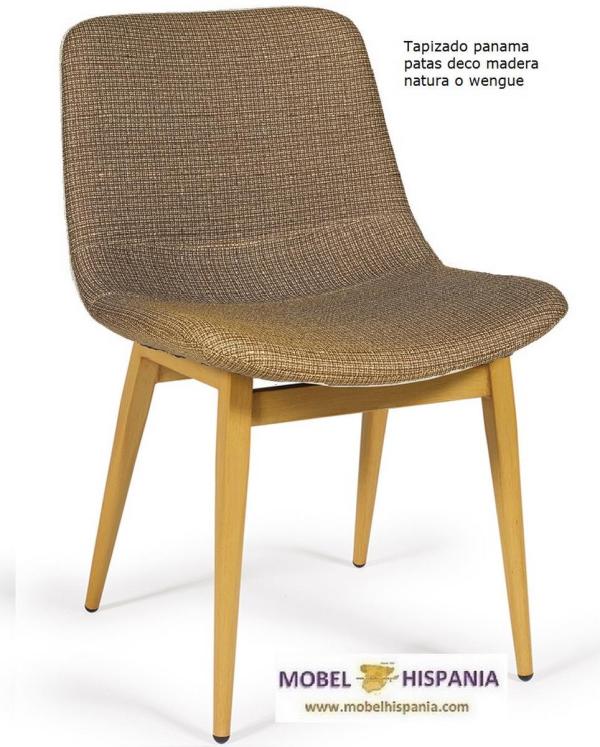 RB.6626 Silla acero madera panama