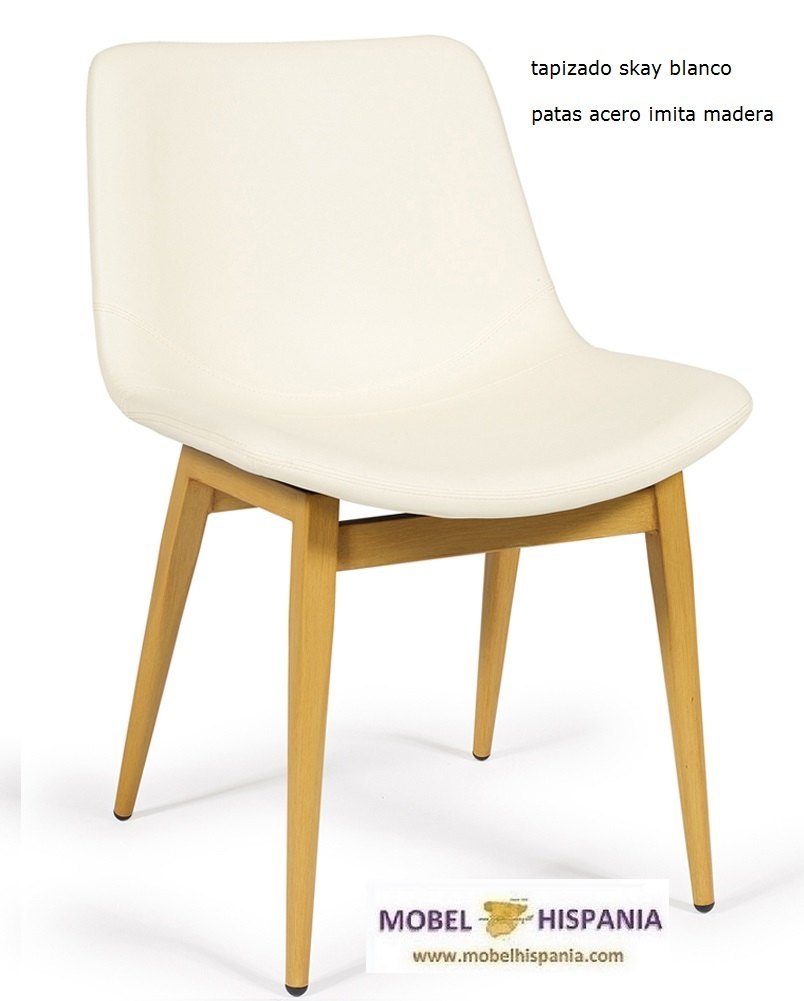 RB.6626 Silla acero negro tapizado indiana 03