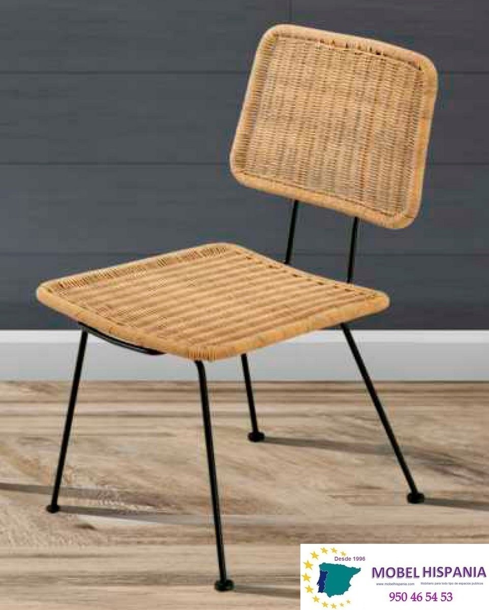 5722 silla metal galvanizada wicker sintetico 2
