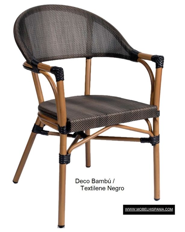 4193 Sillon bambu text negro