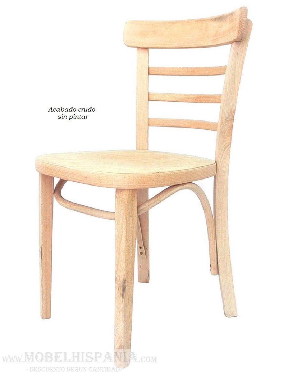 EPOCA NOGAL silla estilo bistro madera 02 2