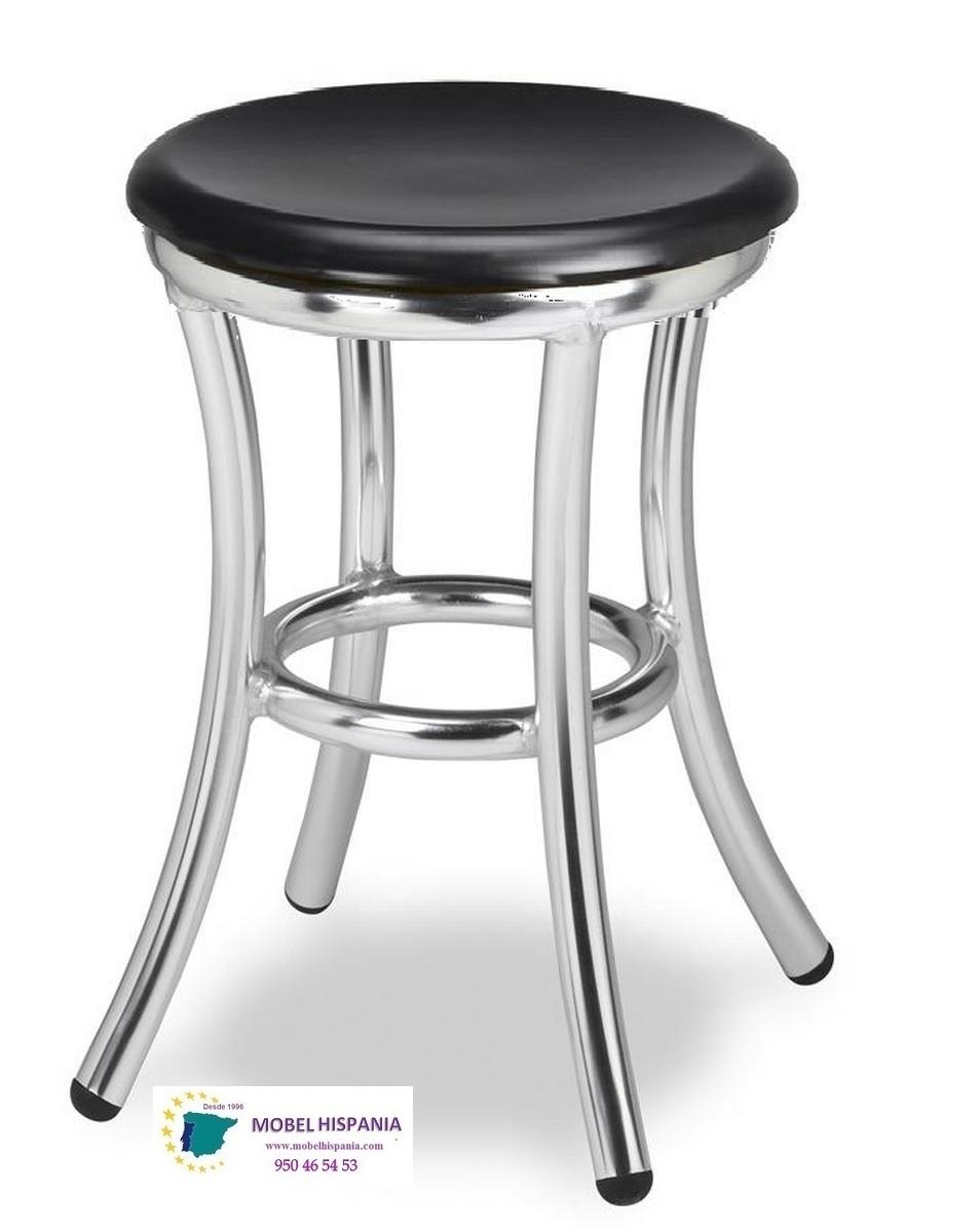 8119 Banqueta Aluminio Asiento werzalit negro 07 1