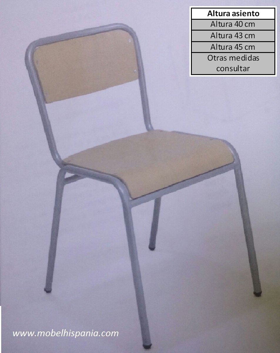 escolar silla madera mobel hispania