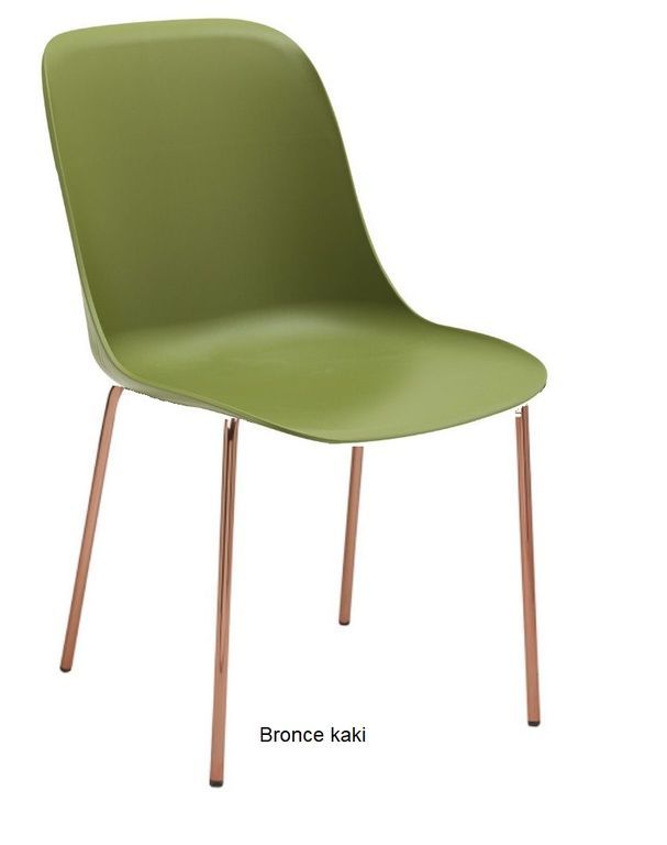 SHELL silla dorado negro 06