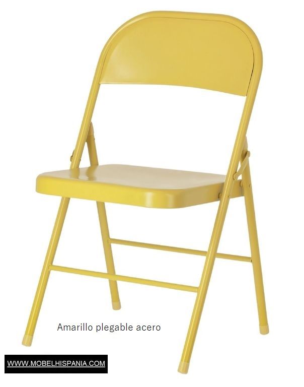 Aidana silla acero plegable amarillow 01 3